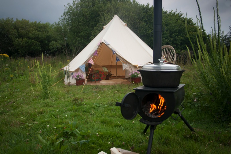 Poêle à bois pour le camping